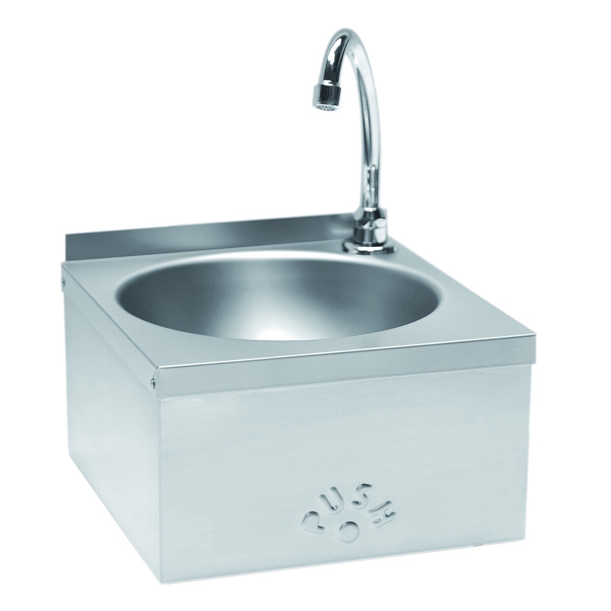 Combisteel Hand Washbasin 300x315mm, Knee Operation, Stainless Steel 1