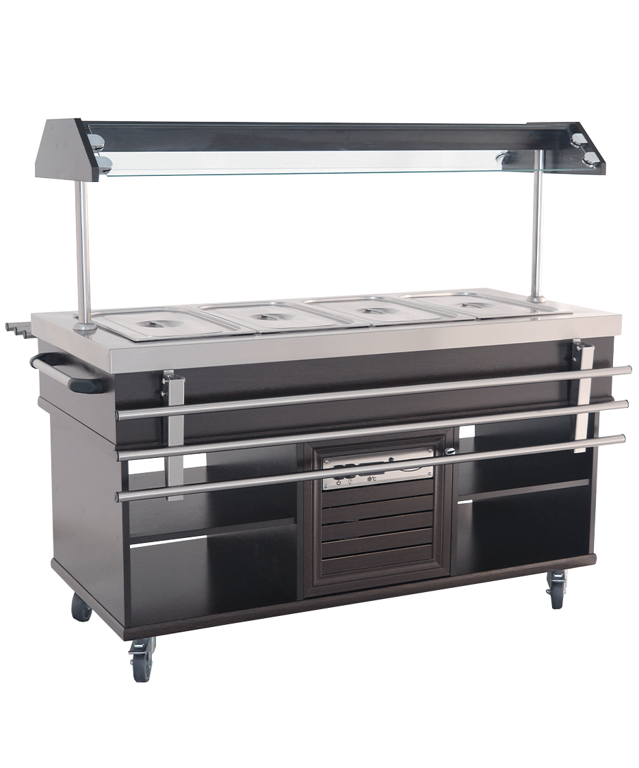 Combisteel Refrigerated Buffet GN 4/1, 1500mm, Static Cooling 4