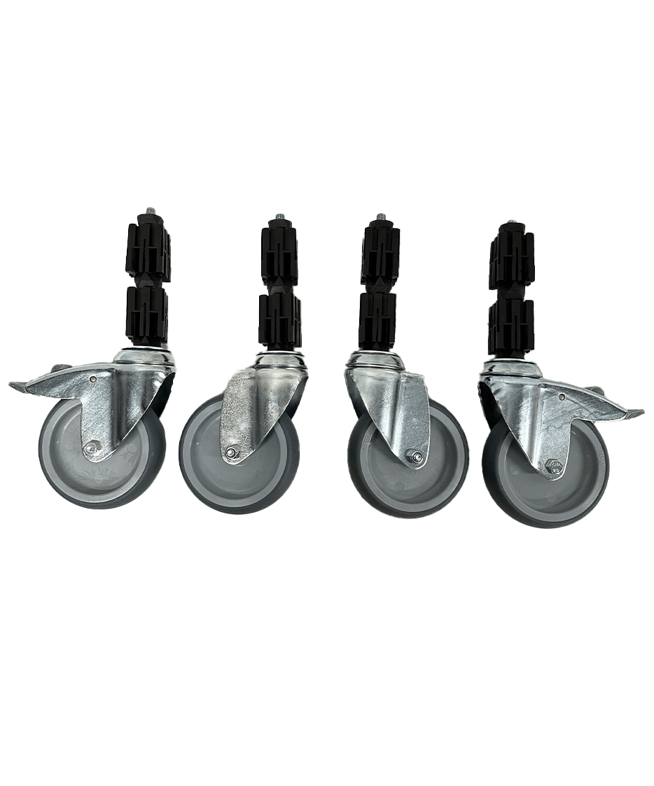 Combisteel Castor Set for Table 4X, 150mm Height 1