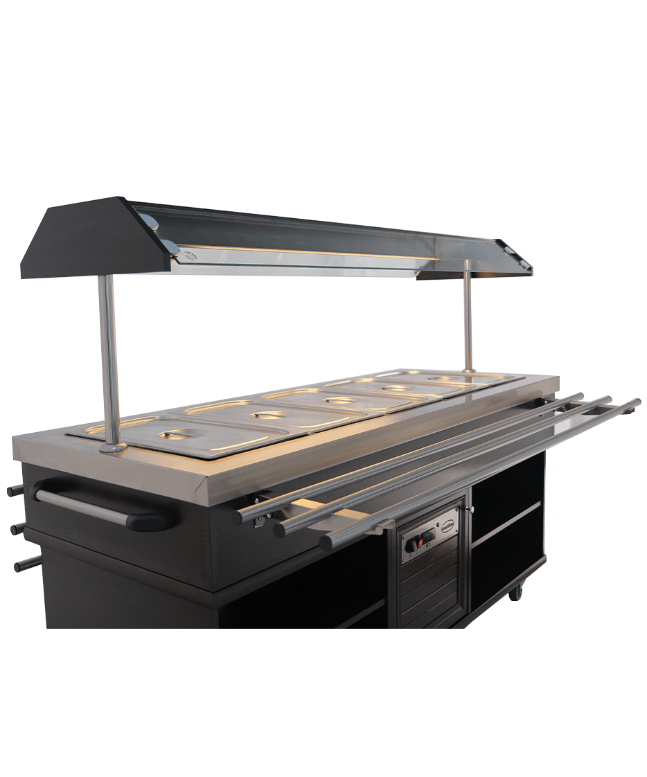 Combisteel Refrigerated Buffet GN 5/1, 1900mm, Static Cooling 4