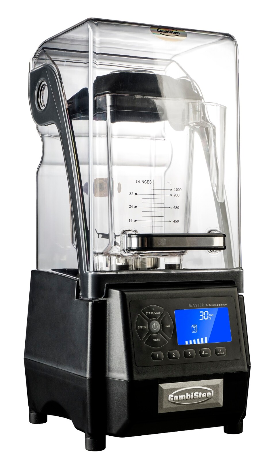 Combisteel Commercial Blender 2L with Noise Reduction Hood, 1.5kW 2