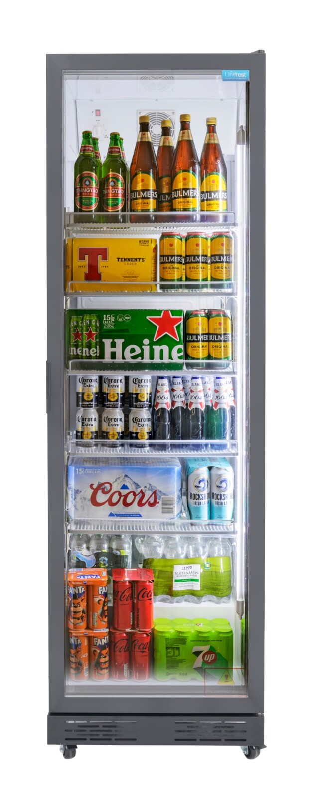 Unifrost BC340HB Single Door Upright Bottle Cooler 340L 2