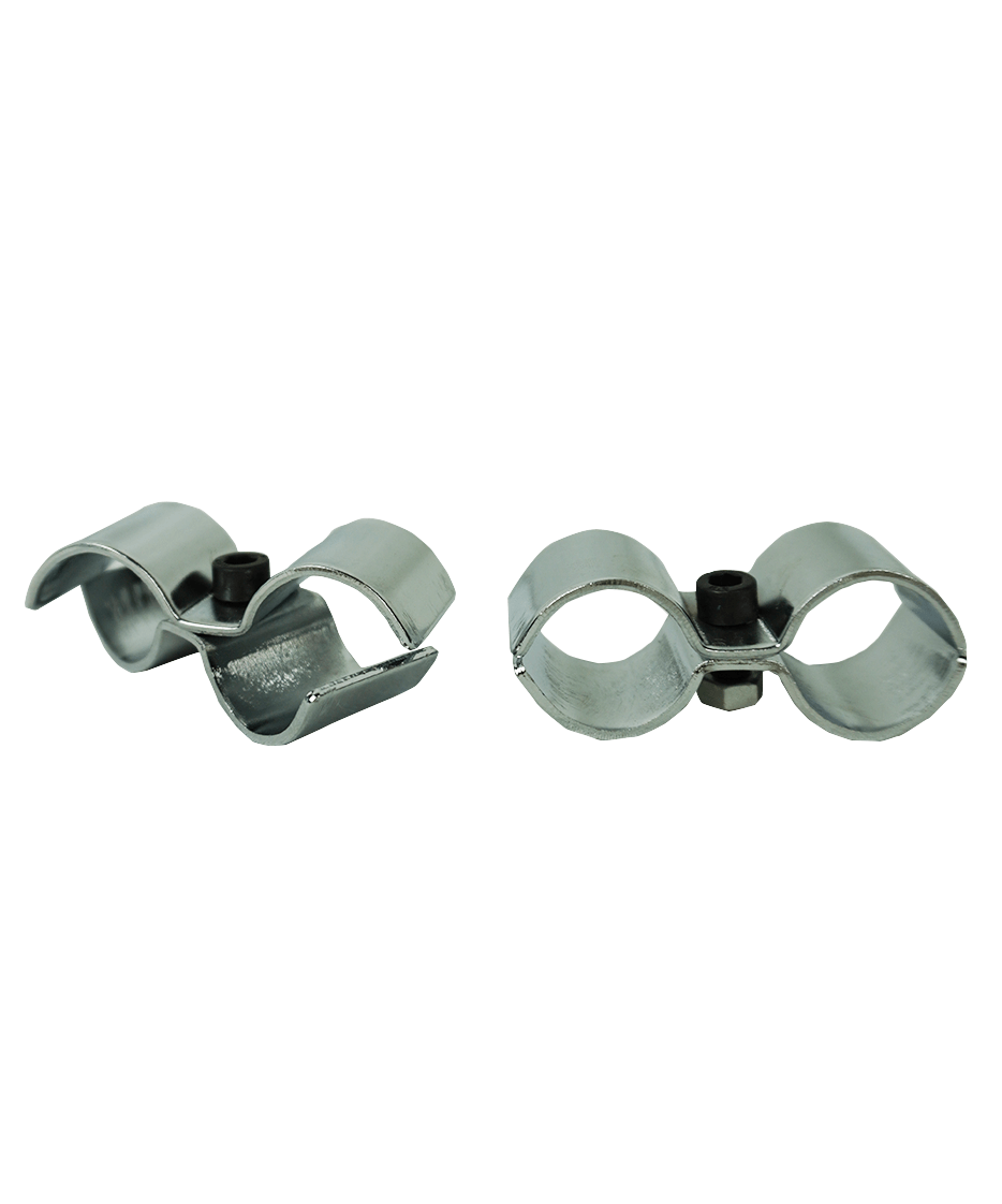 Creative Kitchen Chrome Pole Clamps Set of 2 for Shelving Units 1