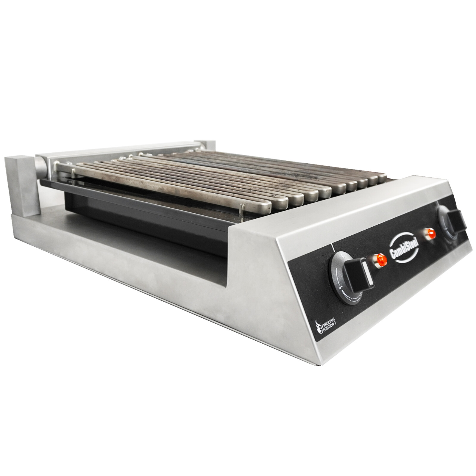 Combisteel Electric Vapo Grill 2 Elements, 3.2kW Ribbed Surface 4
