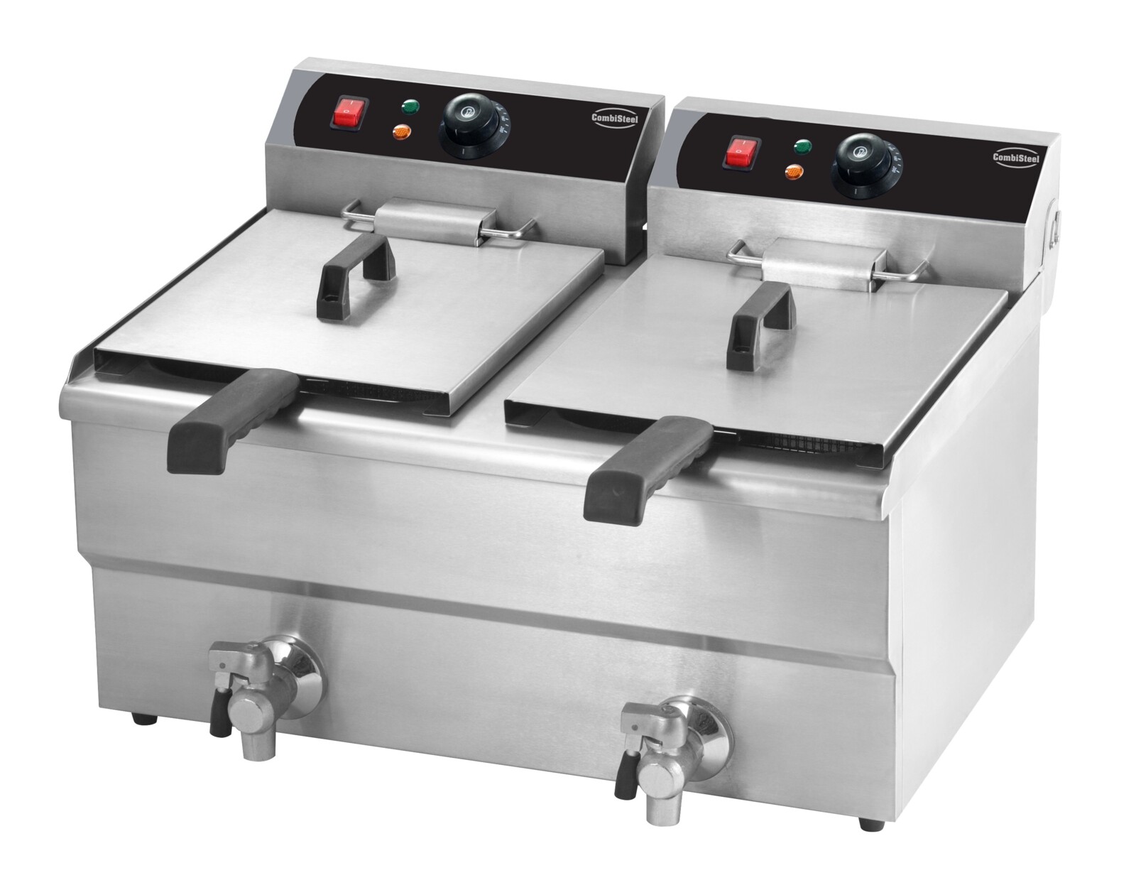 Combisteel Electric Counter Fryer 2x10L, Dual Zone, 2x5kW 1