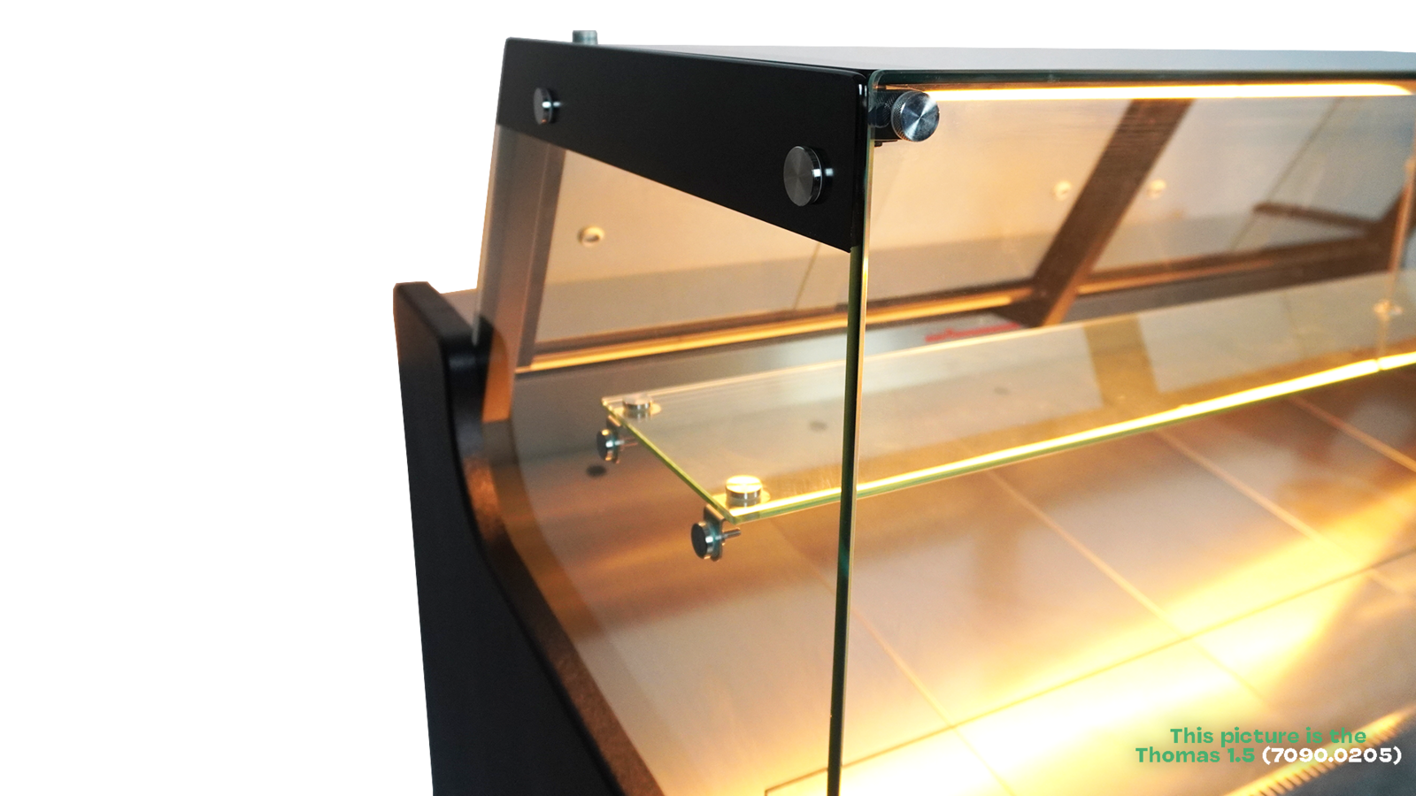 Combisteel Cold Display Thomas 2.0, 460L, LED Lighting, Freestanding 4