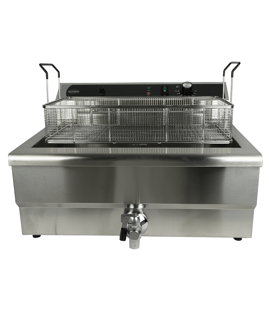 Combisteel Electric Counter Fryer 25L with Drain Valve, 6kW 5