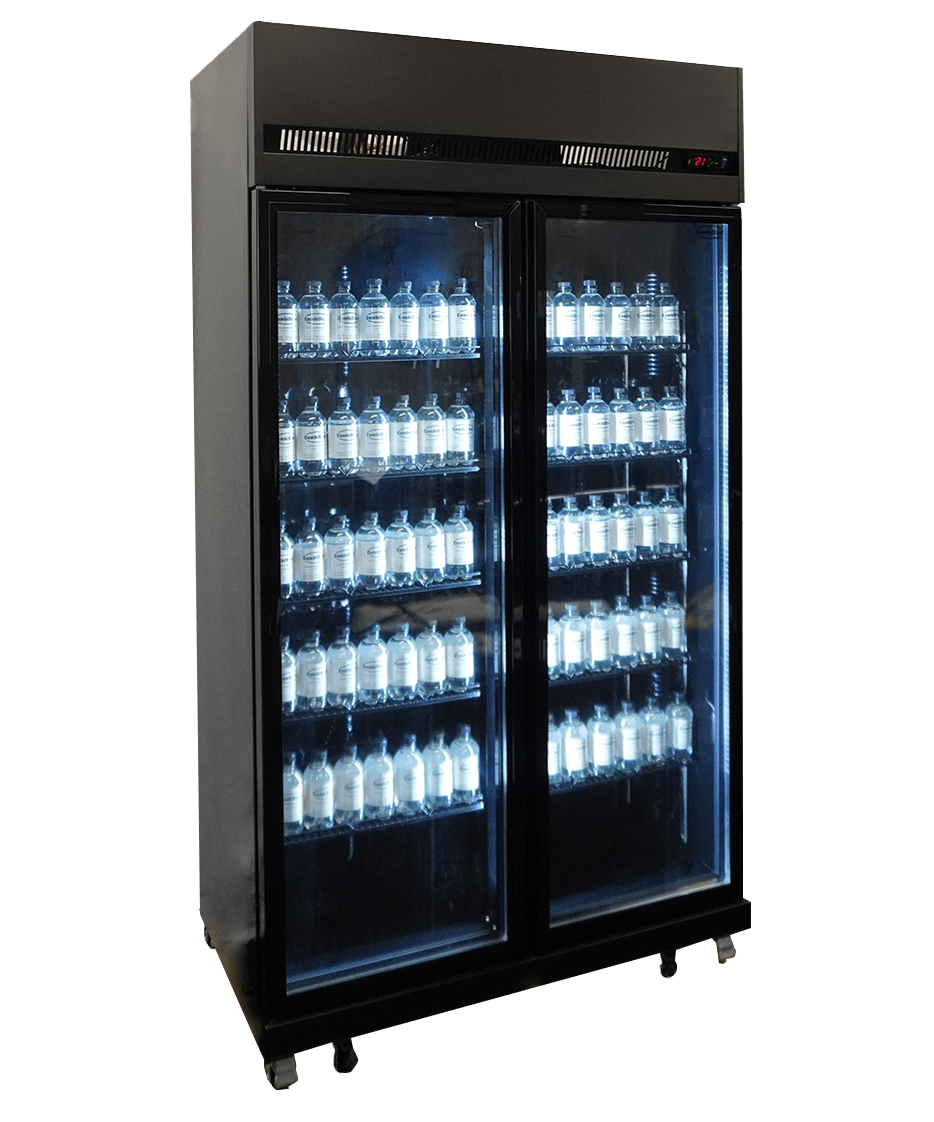 Combisteel Glass Door Refrigerator IRM-770 BL, 770L, Black 3