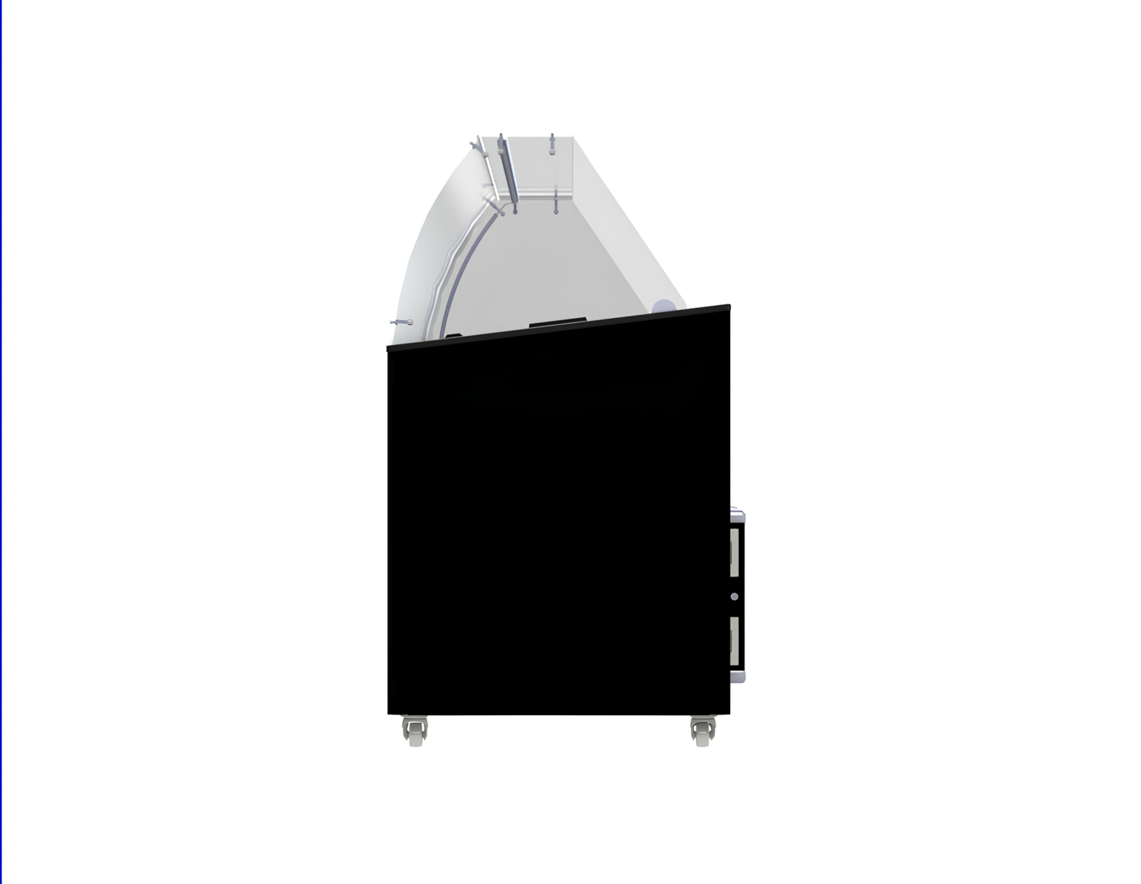 Combisteel Ice Cream Display Tenerife Black 10x5L Static Cooling 5