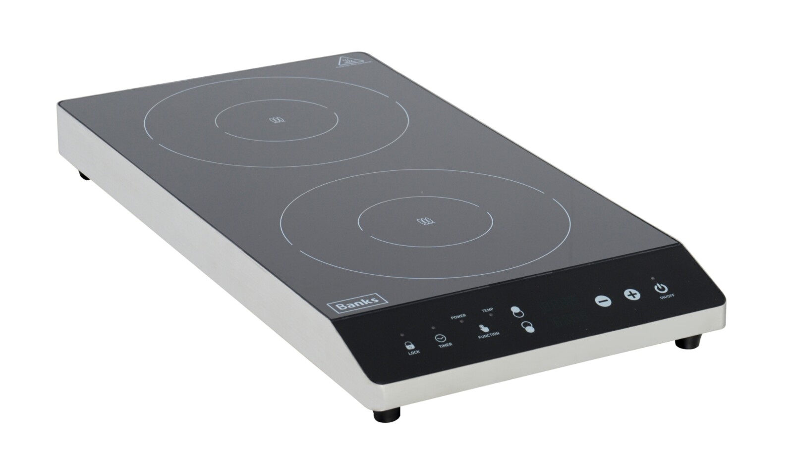 Banks D40TT Double Induction Hob Countertop 299x581mm UK Plug 1