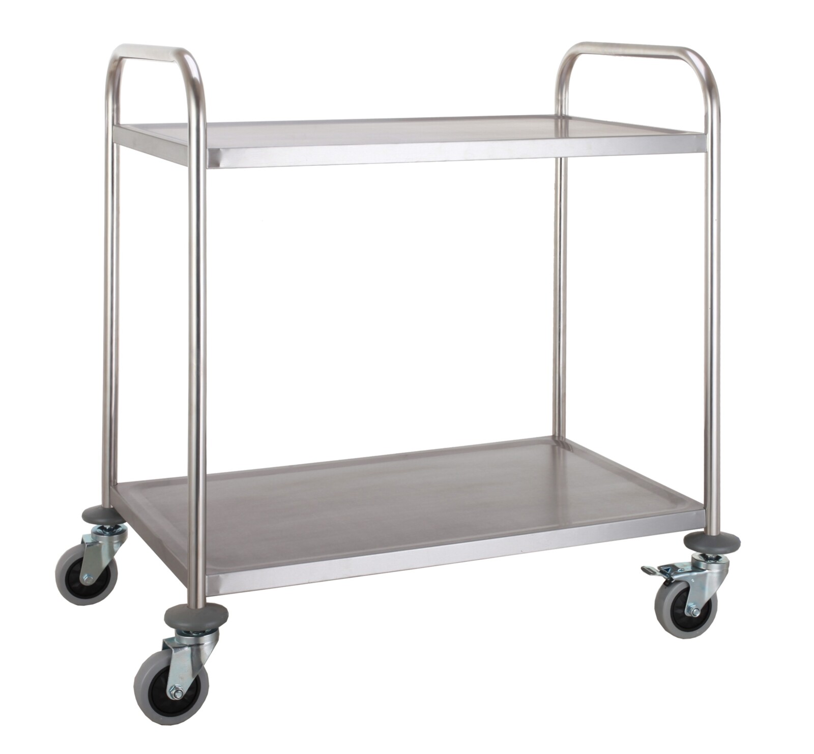Combisteel Flat-Packed Trolley 2 Shelves, 860x540mm, 50kg Capacity 1