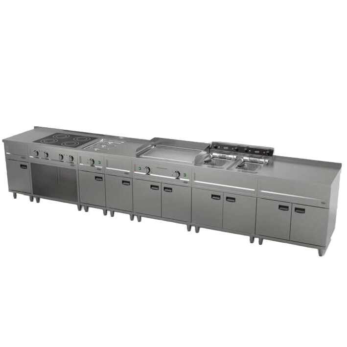 Combisteel Electric Fryer 2x12L Double Tank, 12kW Entry Line 700 3