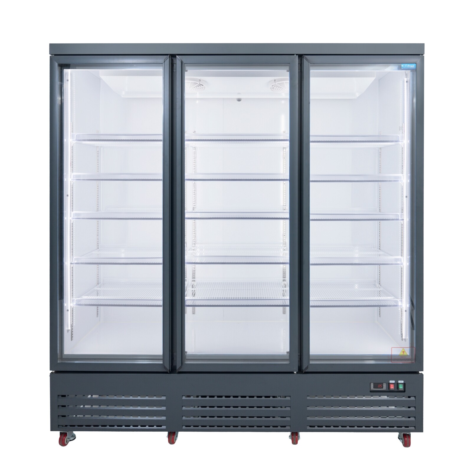 Unifrost HVR33B 3-Door Display Refrigerator 1480L Graphite Blue 2