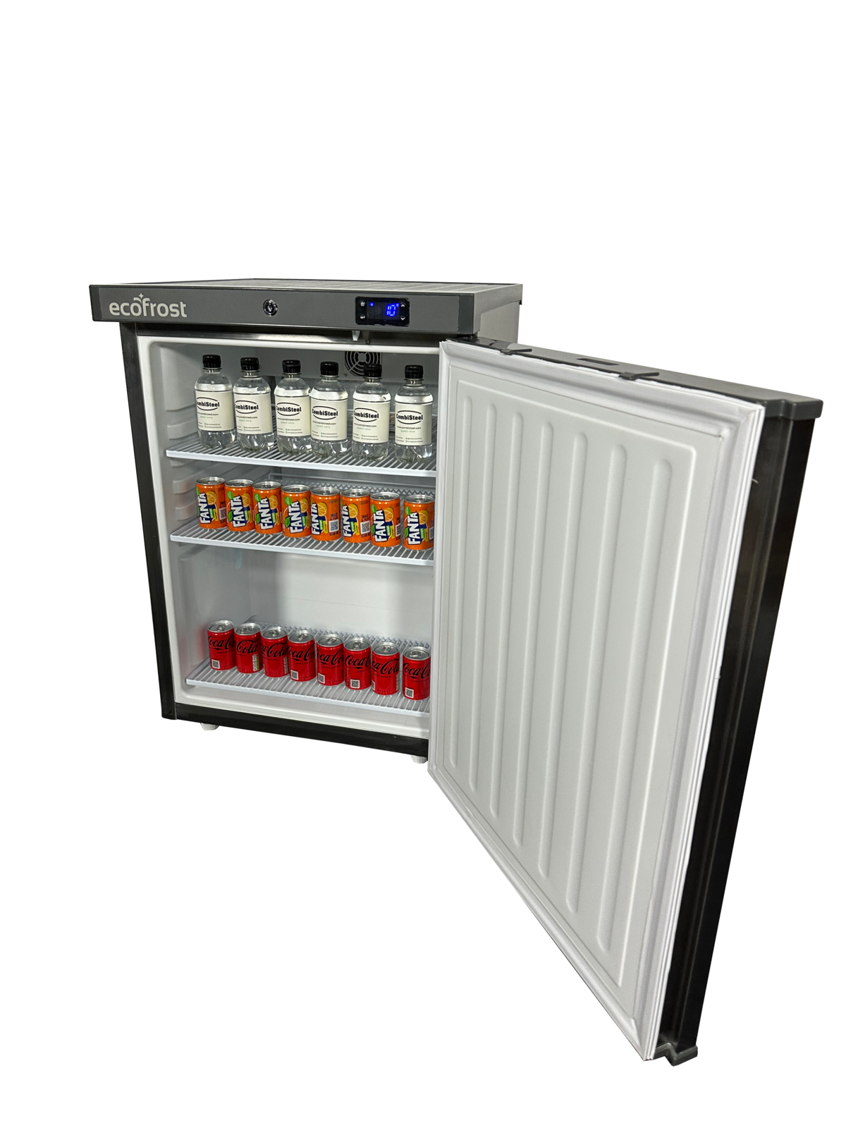 Ecofrost Stainless Steel Single Door Refrigerator 200L Tabletop 5