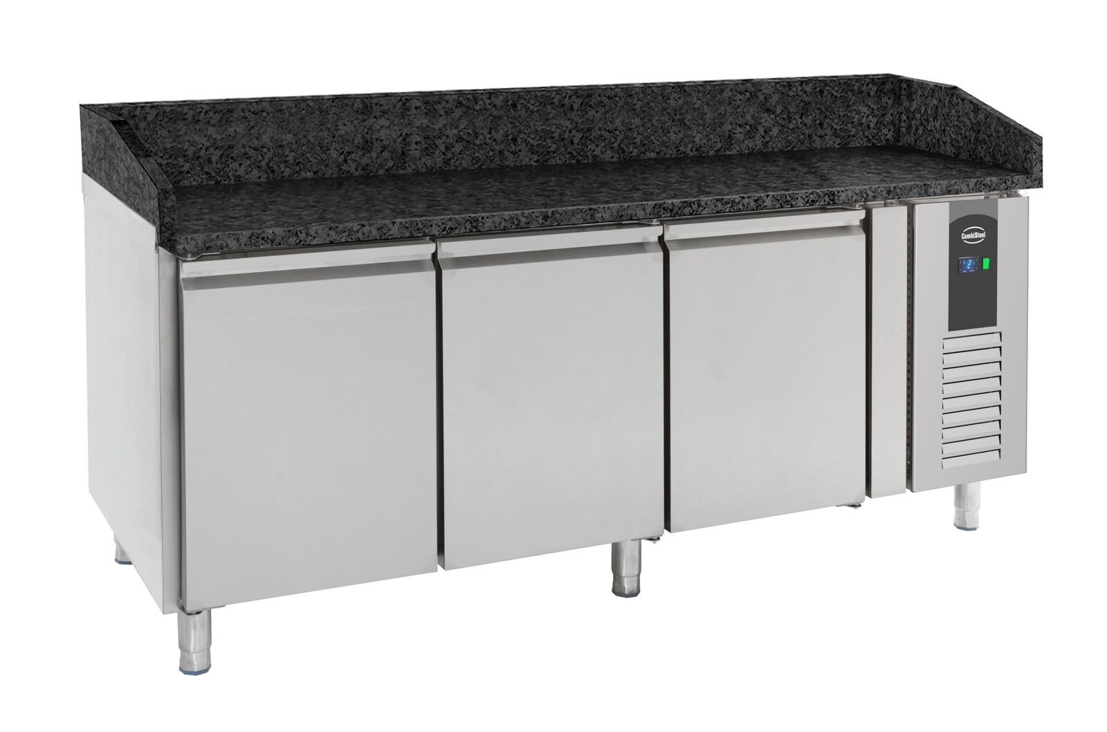Combisteel Pizza Counter 3 Door, 471L, Black Granite Worktop 1