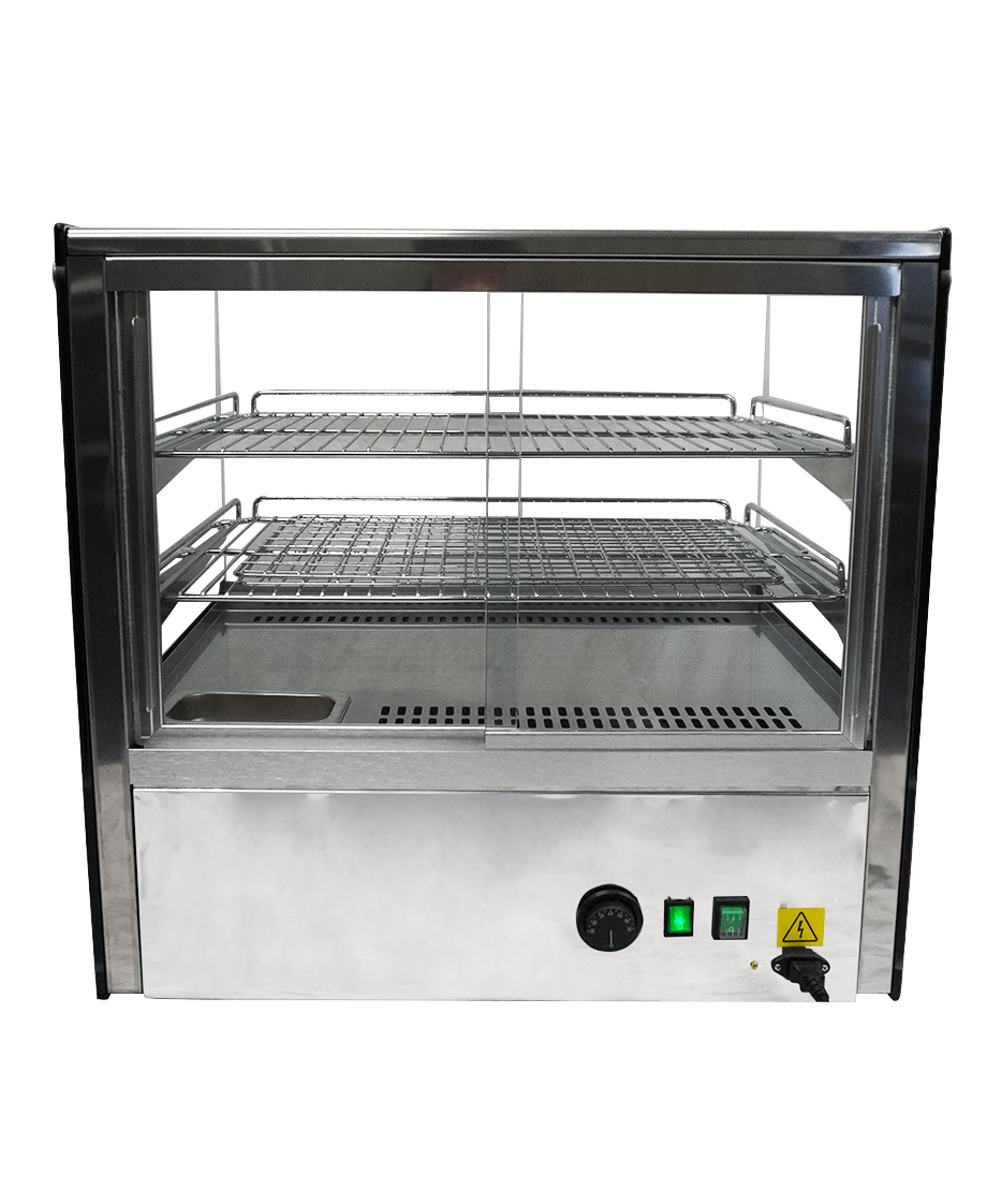 Combisteel Hot Display 137L, 2-Tier LED Heated Case 6