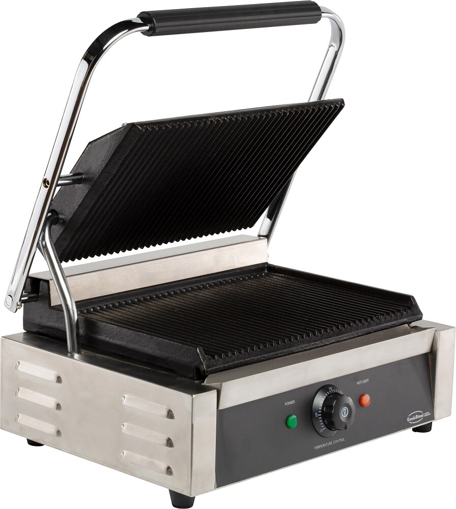 Combisteel Contact Grill Panini, 2.2 kW, Ribbed Plate 2