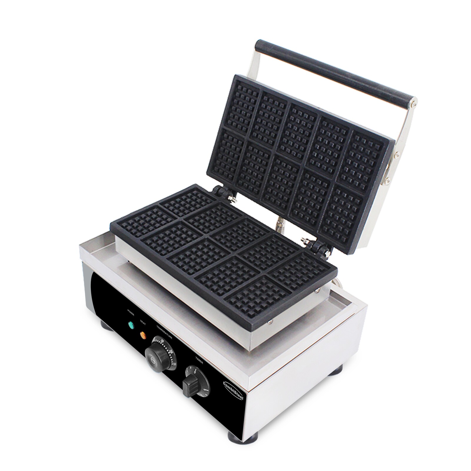 Combisteel Belgian Waffle Iron 10-Piece, 1.75 kW Tabletop 3