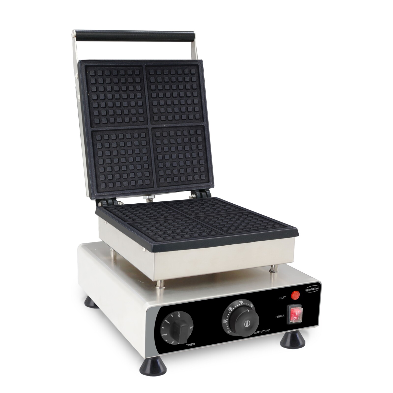 Combisteel Square Waffle Iron 4-Piece, 1.75kW Tabletop 2