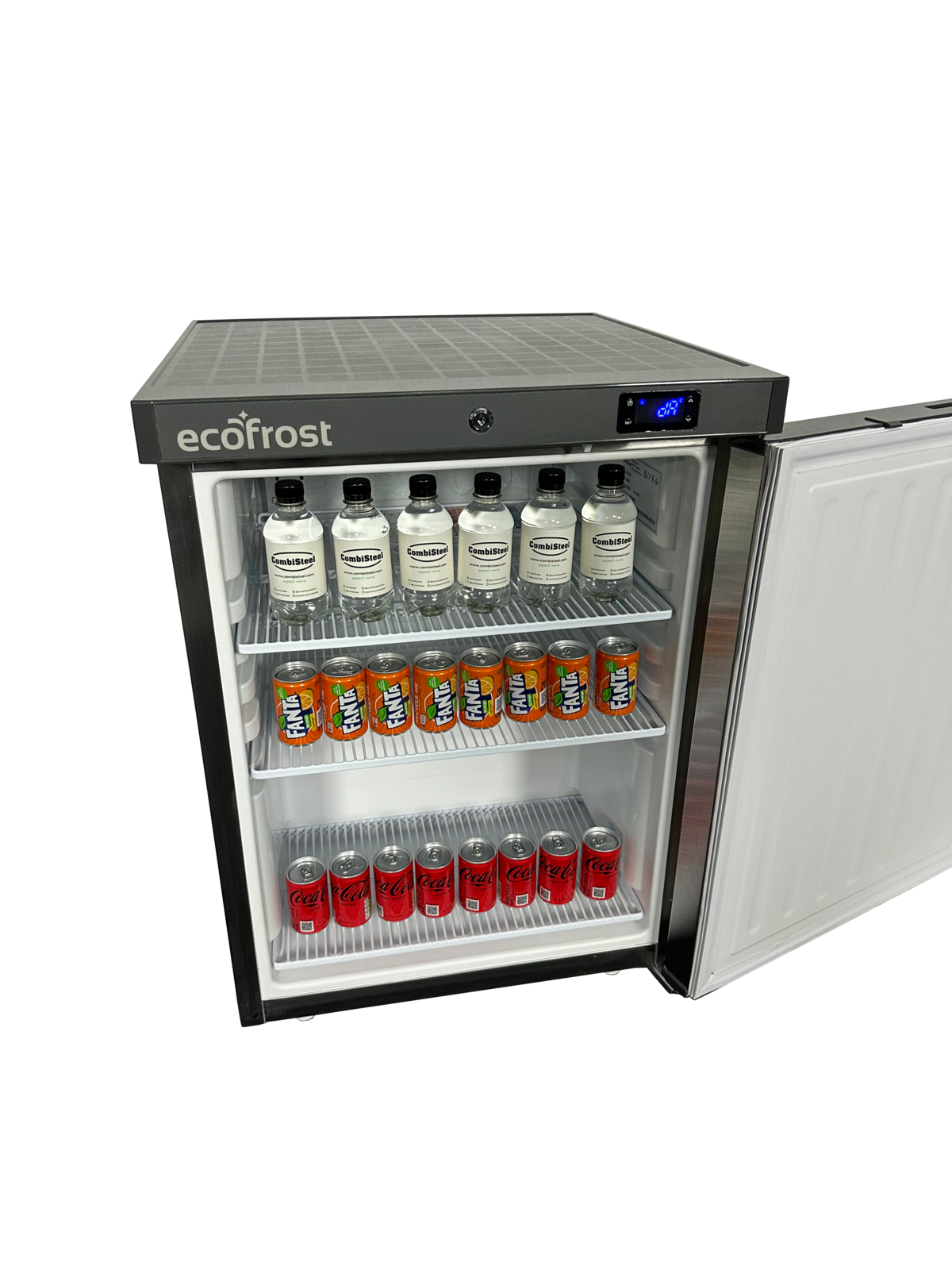 Ecofrost Stainless Steel Single Door Refrigerator 200L Tabletop 6