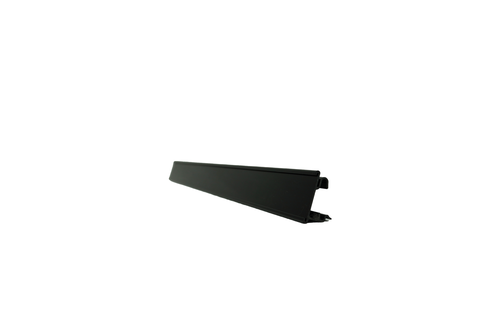 Combisteel Pricecard Holder Middle Shelves Black 545mm 2