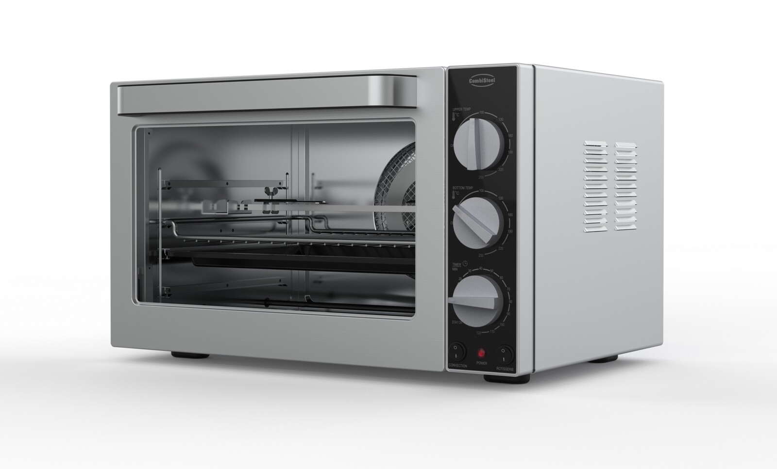 Combisteel Electric Convection Oven with Rotisserie, 42L, 2.7kW 2