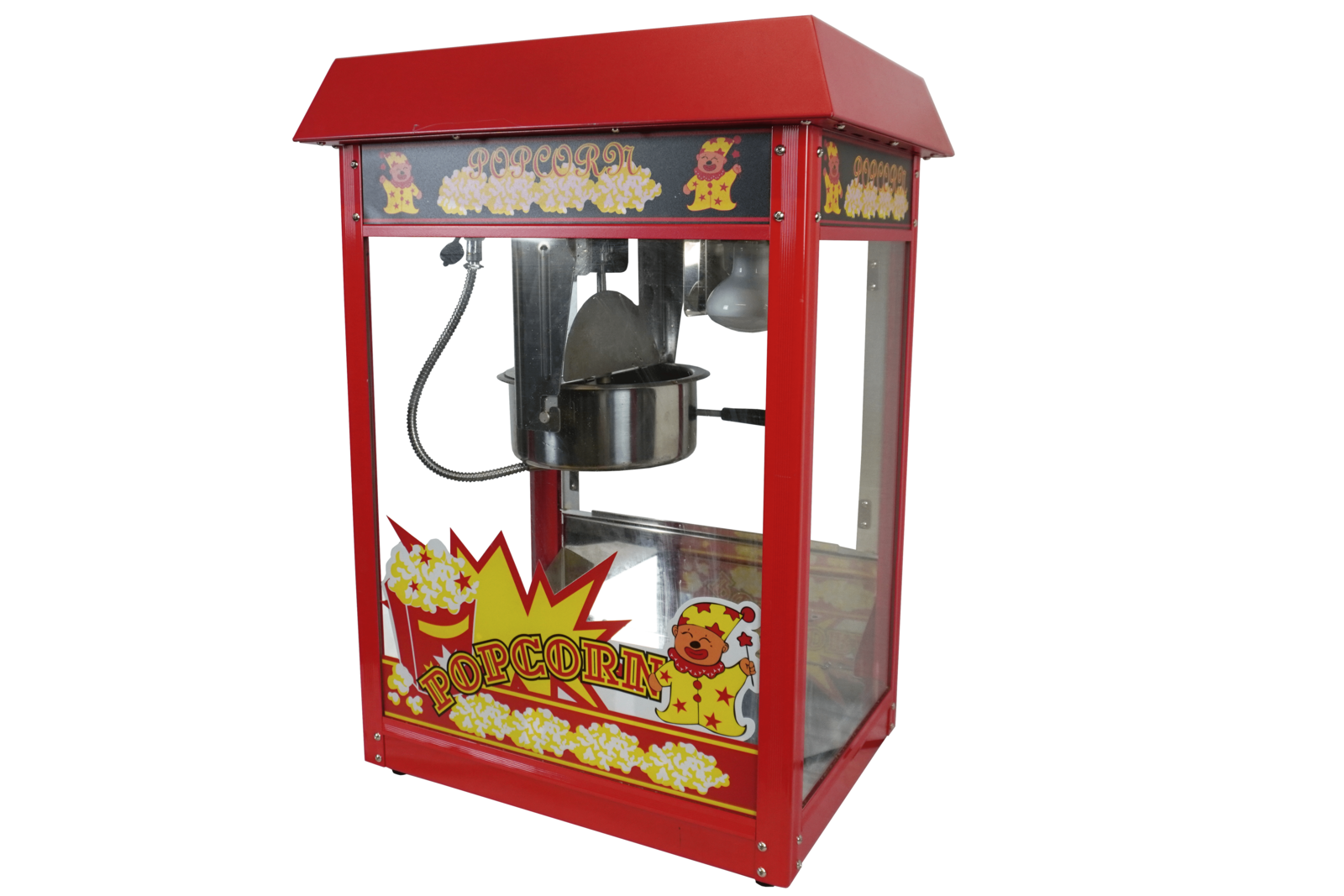 Combisteel Professional Popcorn Machine 1.35kW Red Tabletop 1