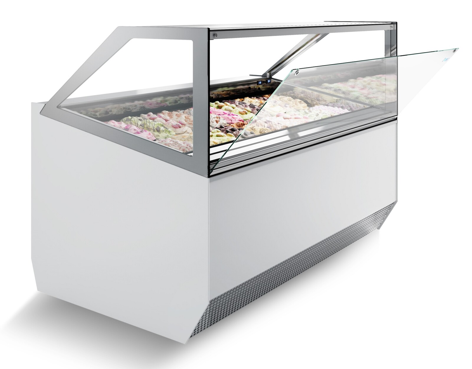 ISA Ice Cream Display Millenium 20, 1080L Capacity, LED Lighting 2
