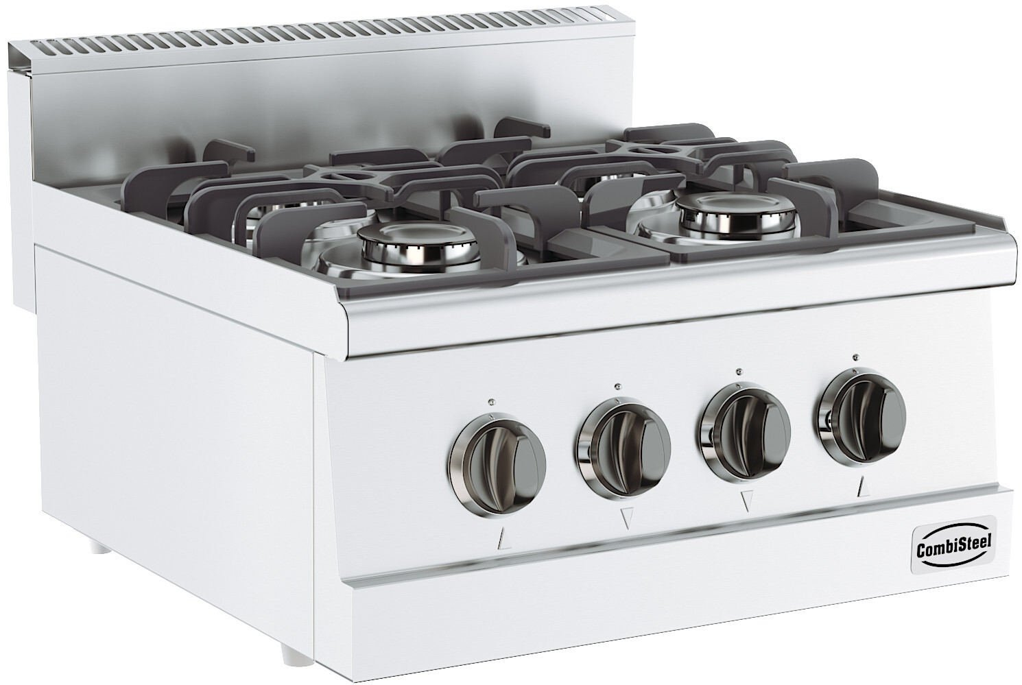 Combisteel Base 600 Gas Range 4 Burner Tabletop, 13 kW 1