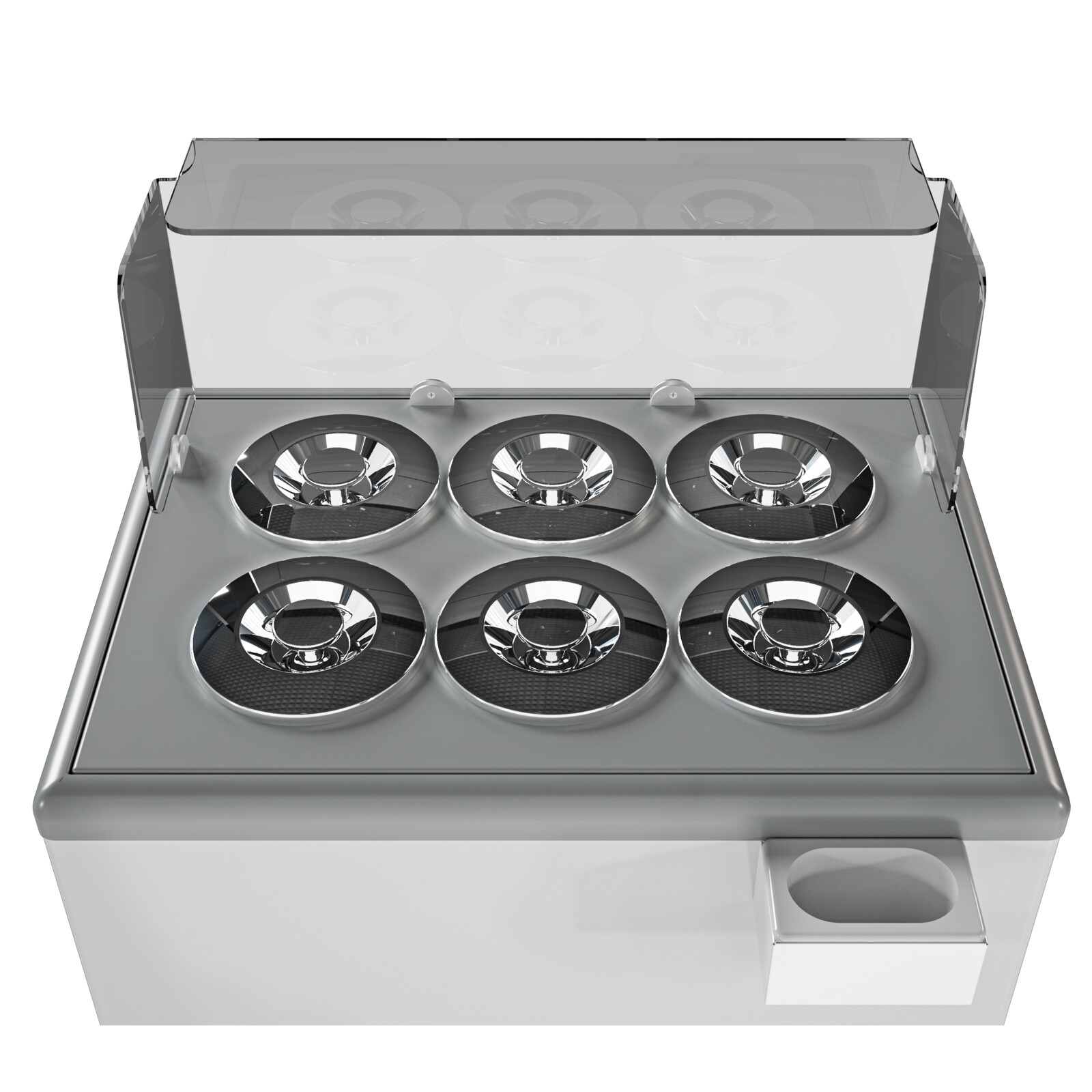 Combisteel Ice Cream Display Zanzibar 6, 260L Static Cooling 3