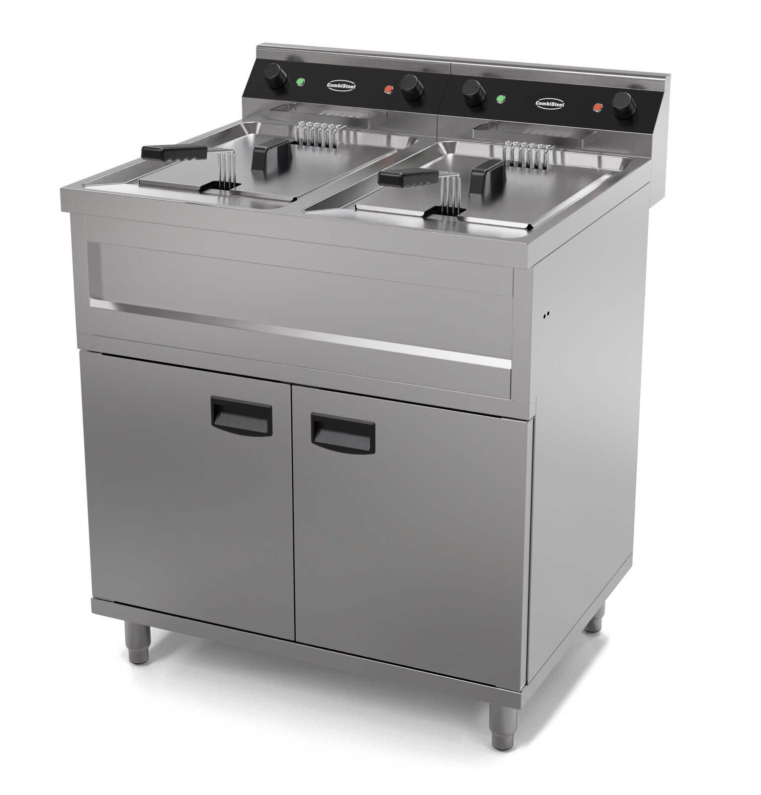 Combisteel Electric Fryer 2x12L Double Tank, 18kW Entry Line 700 1