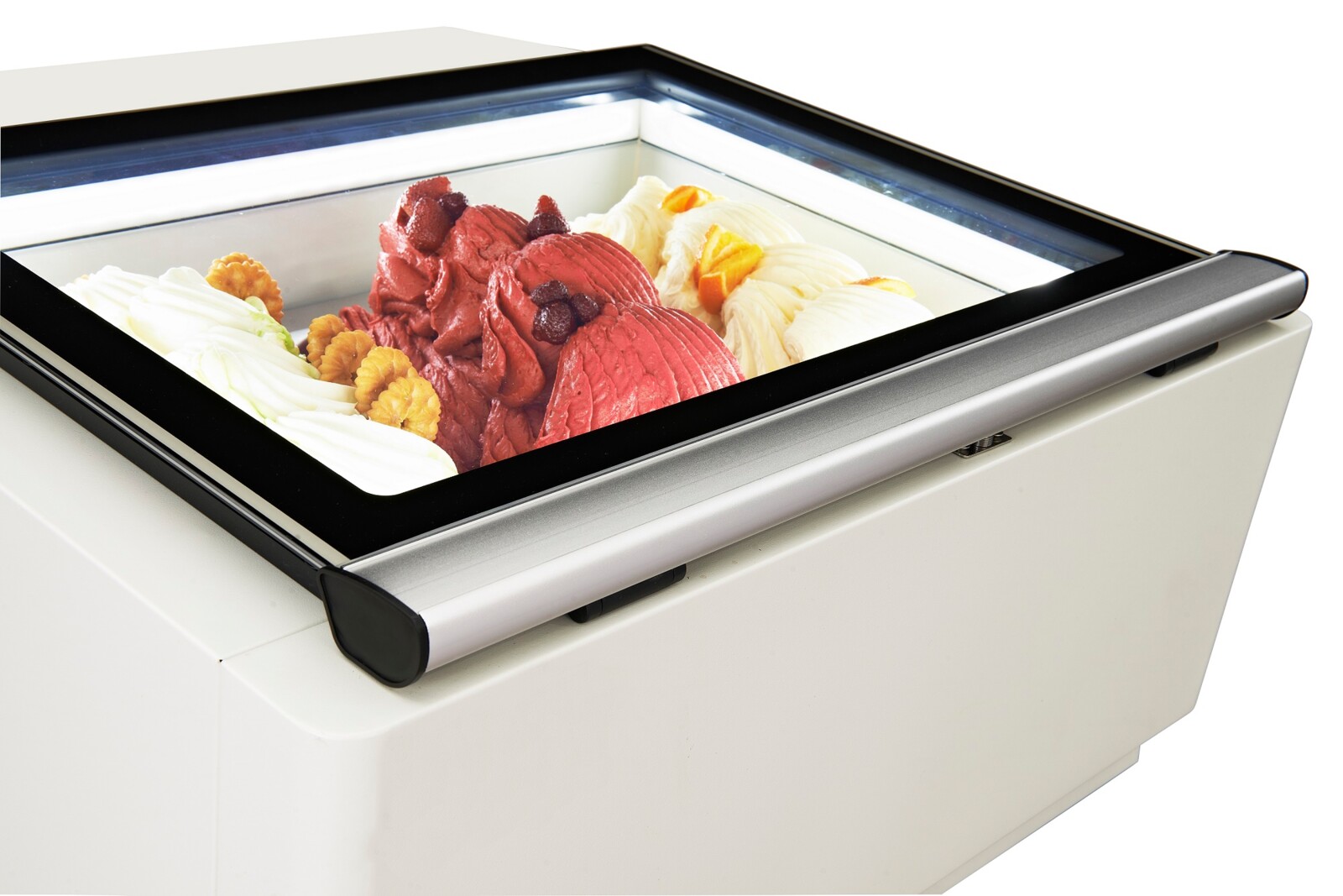 Combisteel Countertop Ice Cream Display Freezer 670mm White 3