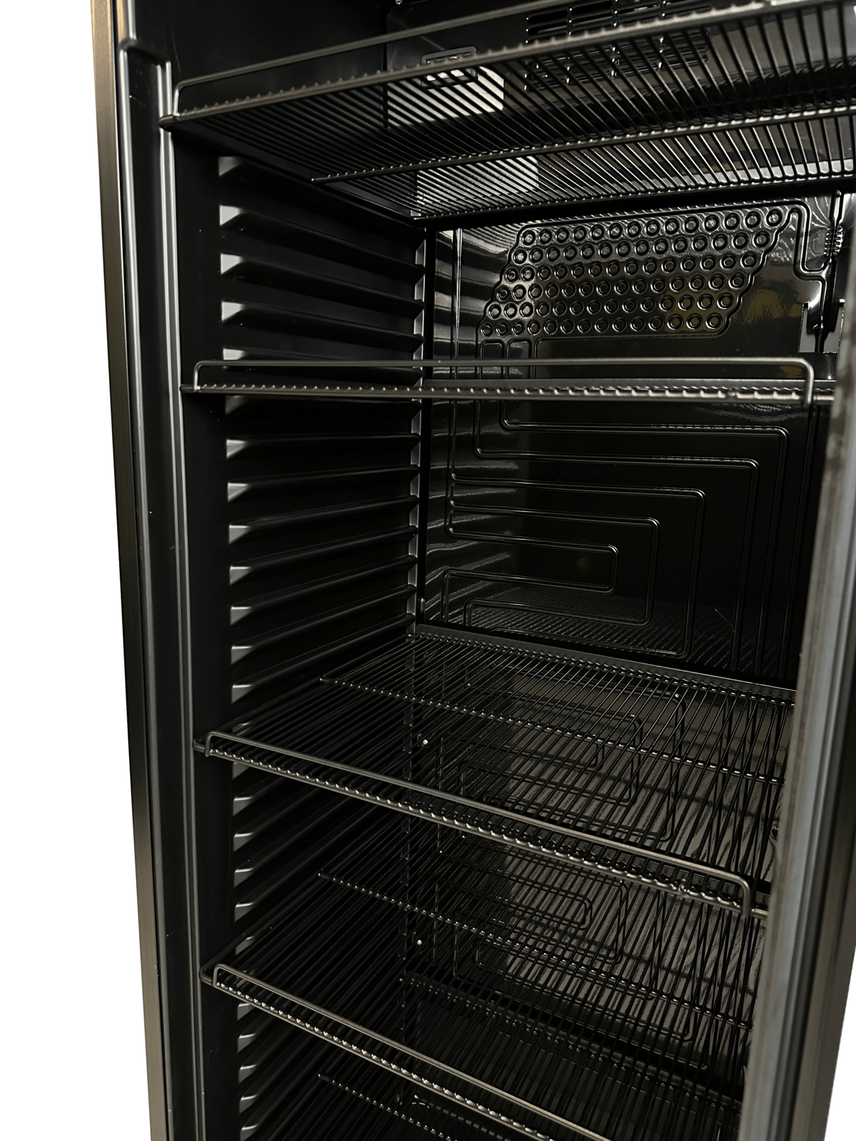 Combisteel Black Glass Door Refrigerator 382L, Single Door 6