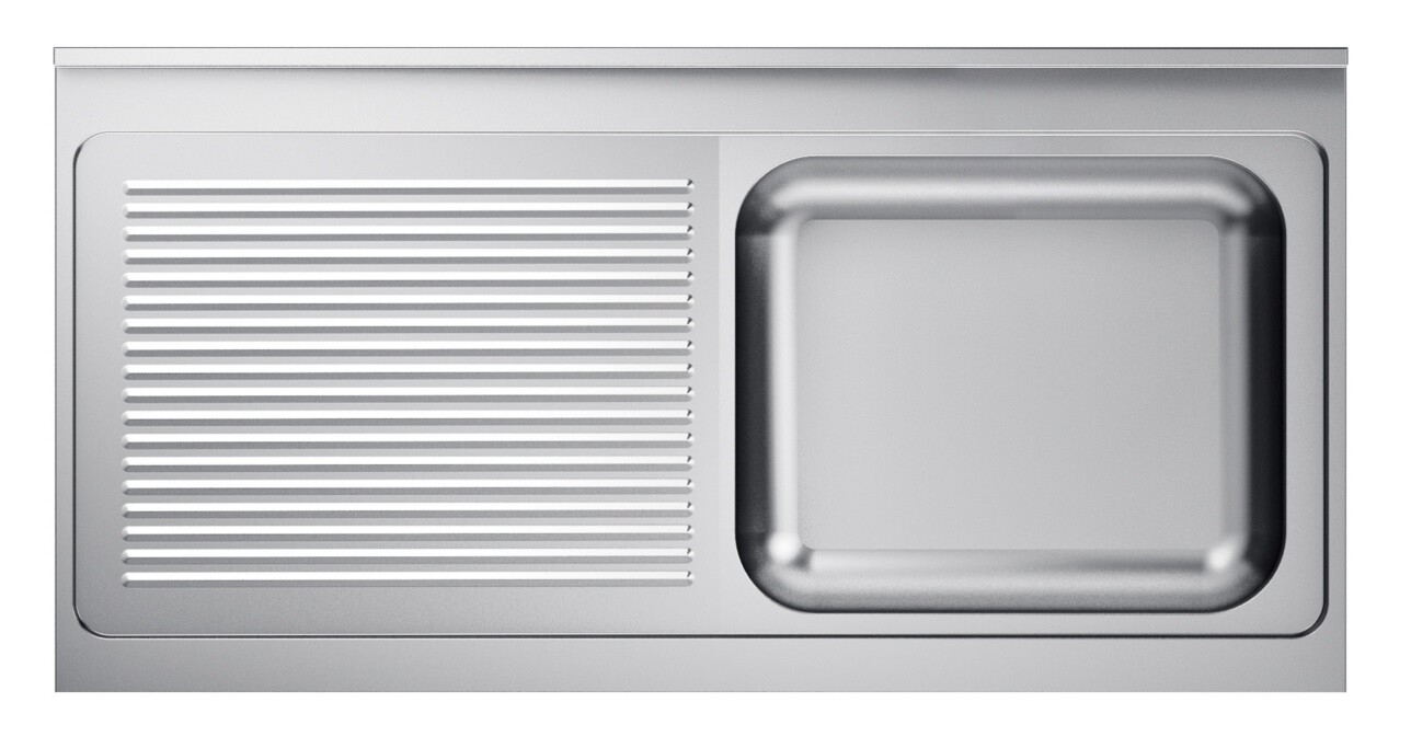 Tabletop Sink Unit 1400mm, Single Bowl Right, 700mm Depth 1