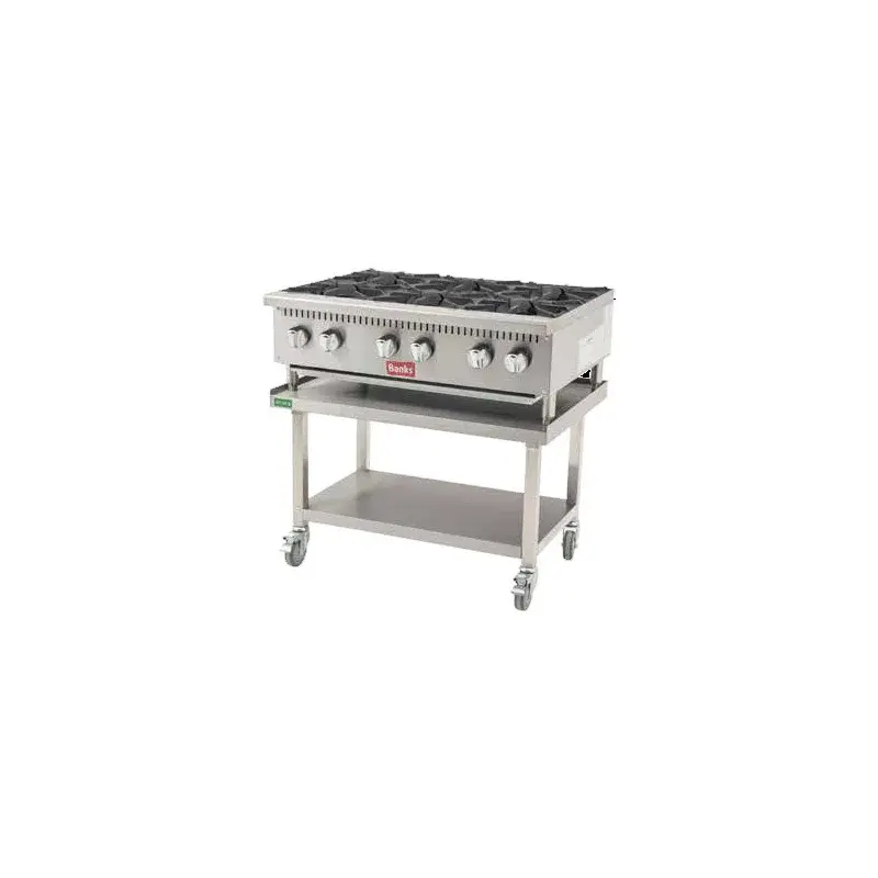 Atlas ES610 Equipment Stand 610x650x600mm Mobile Stainless Steel 1