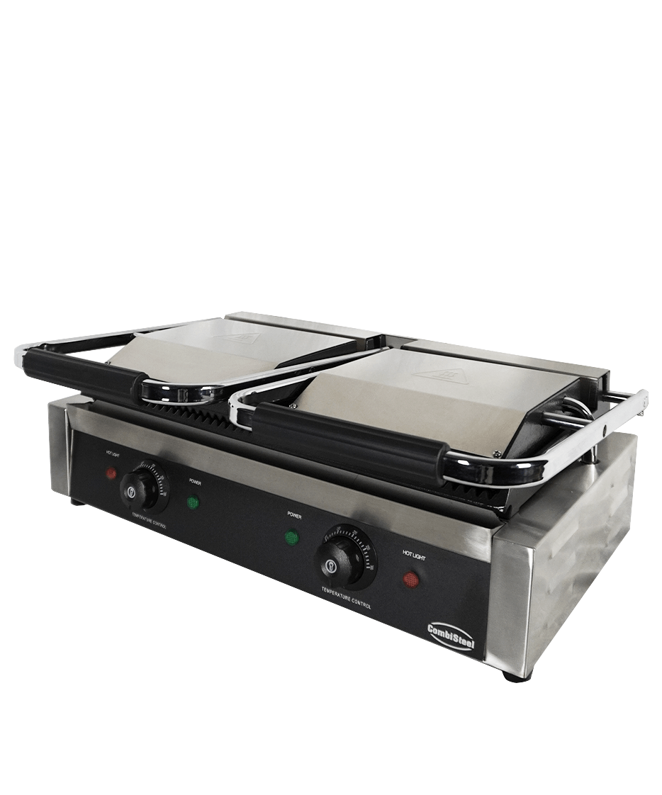 Combisteel Contact Grill Double Ribbed Plates, 3.6kW Electric 6