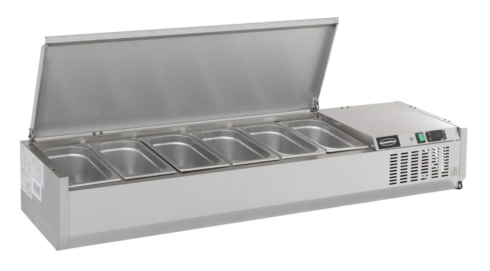 Combisteel Refrigerated Counter Top 6x 1/3 GN, Stainless Steel 2