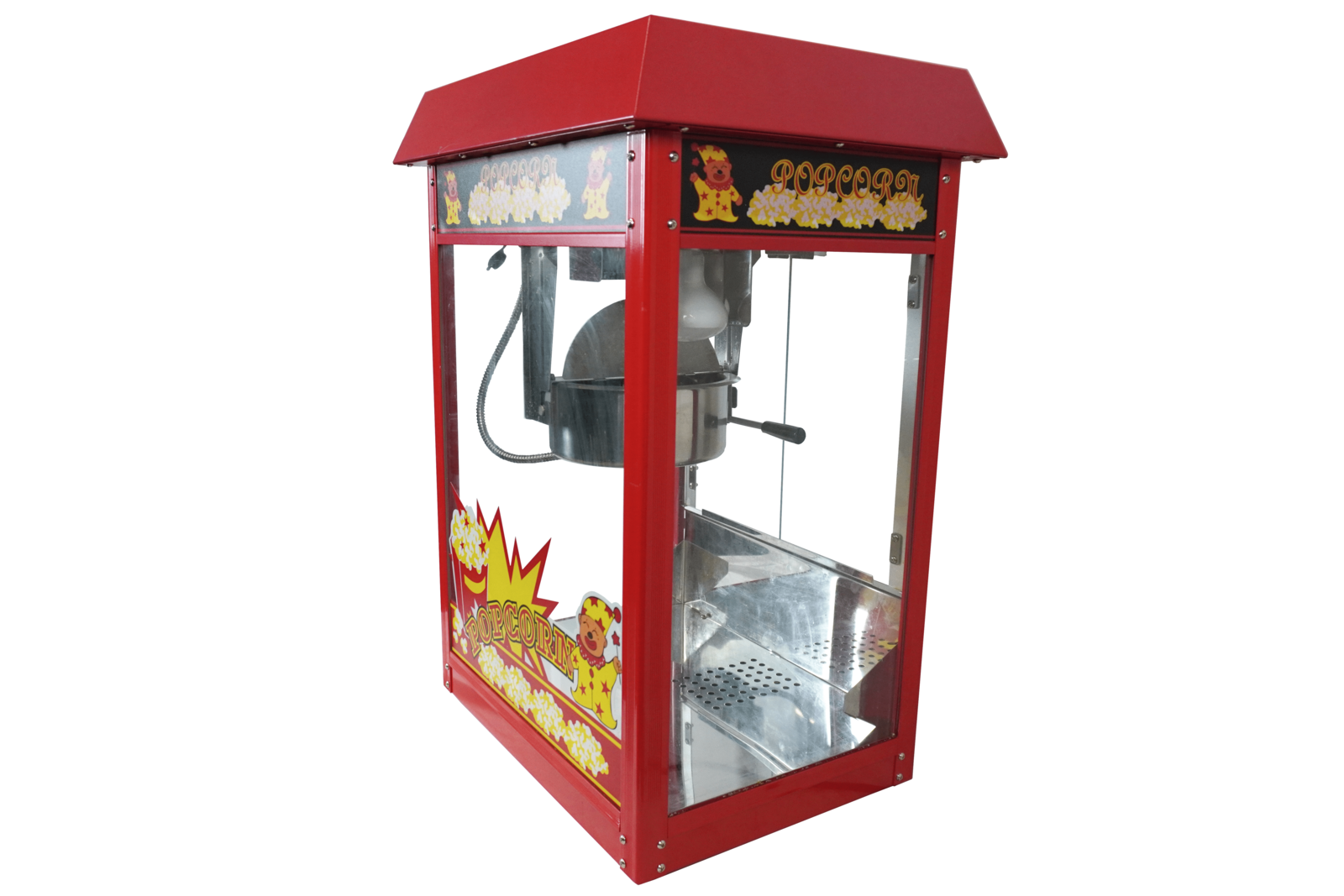 Combisteel Professional Popcorn Machine 1.35kW Red Tabletop 3