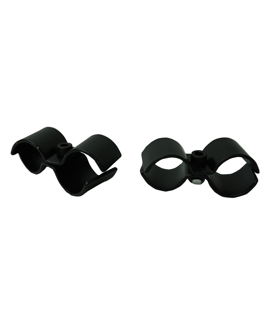 Creative Kitchen Pole Clamps Set of 2, Black for 7530 Series 1