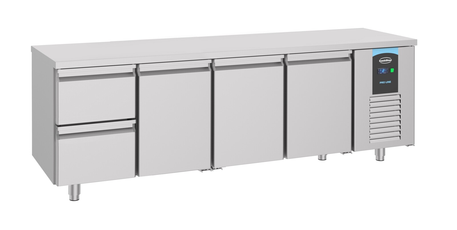Combisteel Energy Line Refrigerated Counter 3 Doors 2 Drawers 632L 1