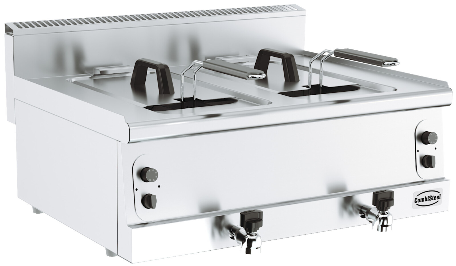 Combisteel Base 600 Gas Fryer 2x8L, 12 kW, 800mm Width 1