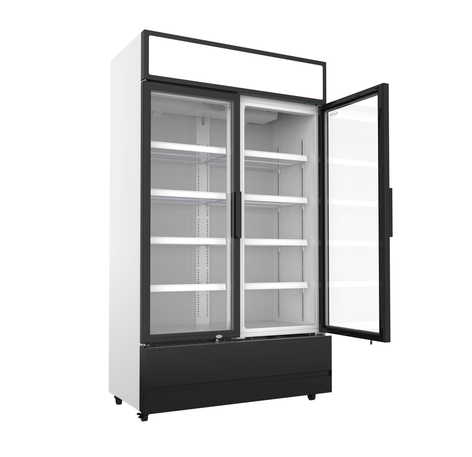 Combisteel Glass Door Refrigerator 2 Doors, 670L, FCU-750 2