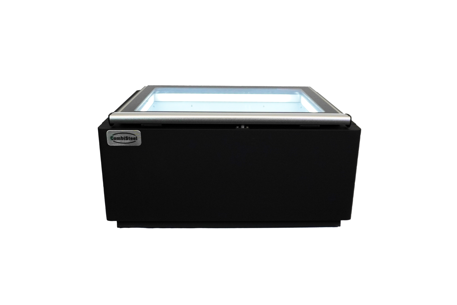 Combisteel Countertop Ice Cream Display Black 670mm, LED Lighting 3