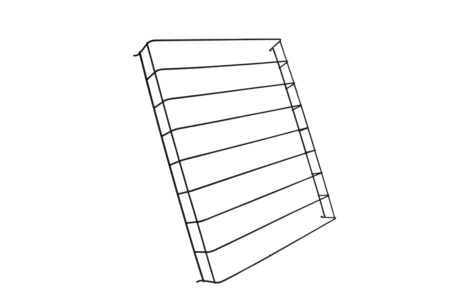 Combisteel Shelf Partitions Black Middle 595x470mm for 7526.0110-0115 1