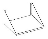 Oven Shelf for 7500.0005, 605×540mm, Commercial Grade 2
