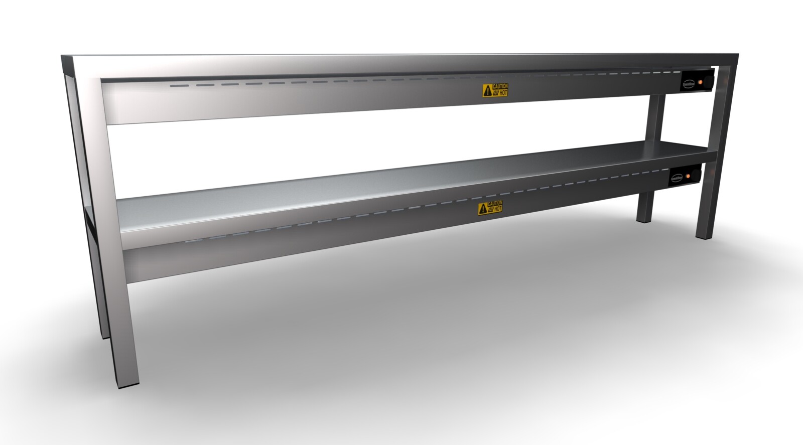 Combisteel Heated Overshelf 2000mm, Dual Level Ceramic, 12 Heaters 2
