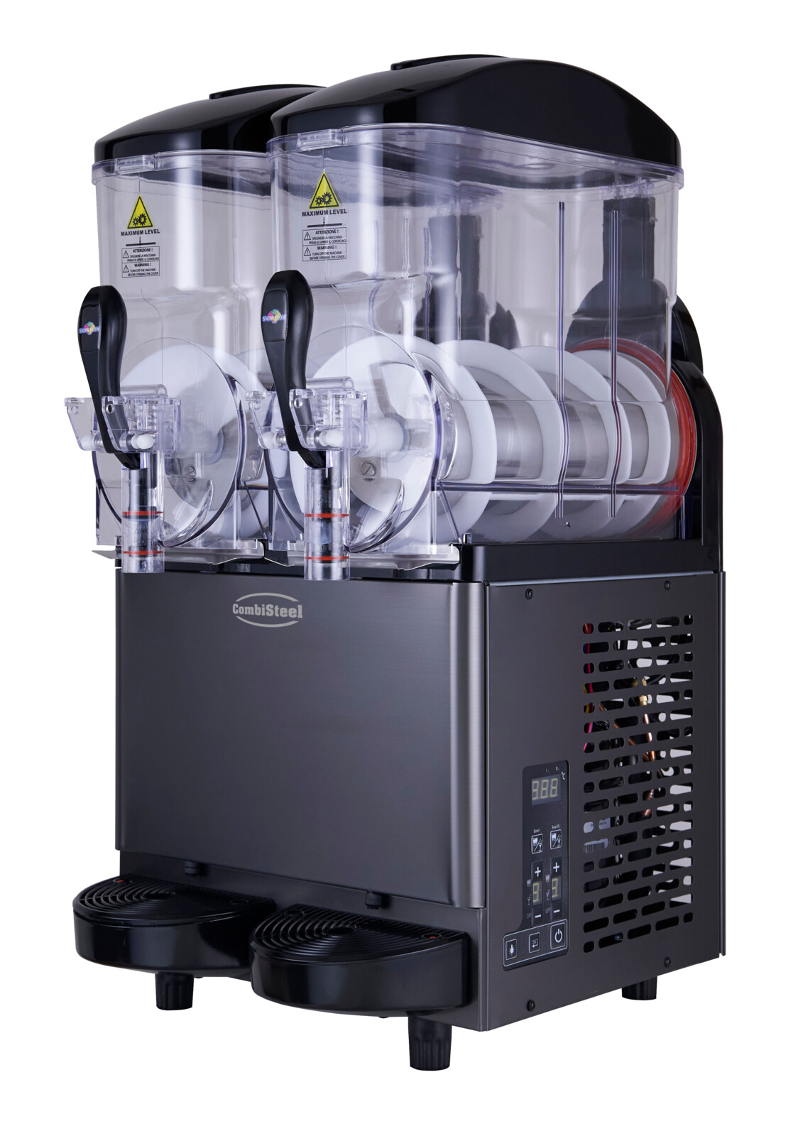 Combisteel Granita Machine 2x12L, Black, Digital Display 1