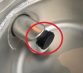 Combisteel Rubber Drain Cover Cap for 7075.01XX 1