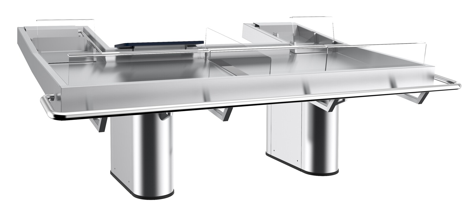 Combisteel Fish Counter 1800mm, Stainless Steel Display Case 1