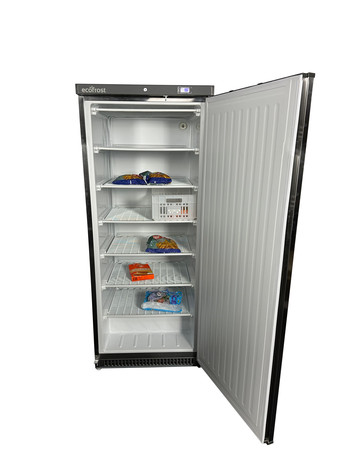 Ecofrost Stainless Steel Freezer 534L, Single Door, Digital 6